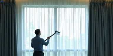 Commercial drapes cleaning service chapel-hill hotels offices